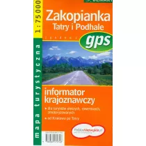 Mapa - Zakopianka Tatry i Podhale 1:75 000