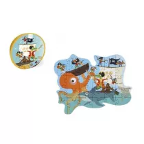 Puzzle konturowe 29 el. Piraci Scratch