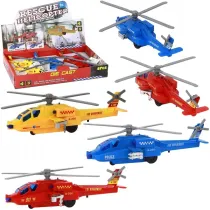 Helikopter metal pull back ze �wiat�em i d�wi�kiem Trifox