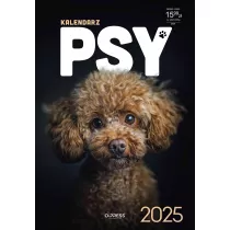 Kalendarz 2025 A3 cienny Psy