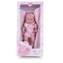 Lalka hiszpa�ska bobasek Mantita z kocykiem 42cm Berbesa