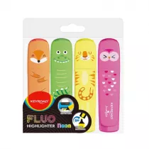 Zakre�lacz Keyroad Fluo Jungle 4 szt.