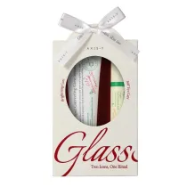 Axis-Y Zestaw Glass Skin Duo Dark Spot Correcting Glow Serum serum do twarzy + Vegan Collagen Eye Serum serum pod oczy 50 ml + 10 ml