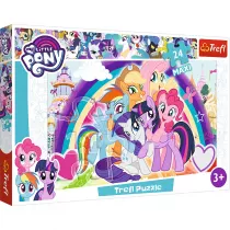 Puzzle maxi 24 el. Szczliwe kucyki. My Little Pony Trefl