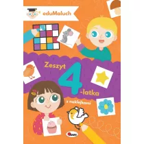 Zeszyt 4-latka z naklejkami. EduMaluch