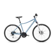 Romet Rower crossowy ORKAN 4 D 2024 niebiesko-granatowo-srebrny 20 L