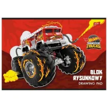 Unipap Blok rysunkowy A4/20K 80 g/m2 Hot Wheels (10szt)