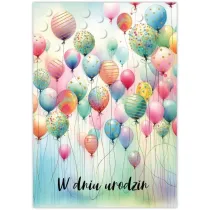 Trend Karnet Silver urodziny
