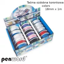 Penword Ta�ma ozdobna koronkowa 18mm, 18 x 1m