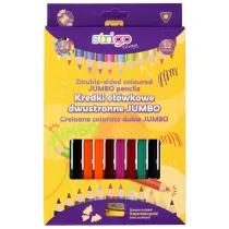 Strigo Kredki o��wkowe tr�jk�tne Jumbo 12 szt.