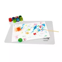 Biurfol Podkadka szkolna na biurko PVC 380x280mm mleczna