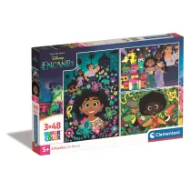 Puzzle 3x48 el. SuperColor. Disney Encanto Clementoni
