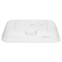 Funkybox Pojemnik na chusteczki To go White little stars
