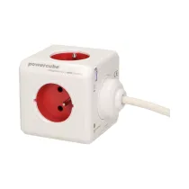 Allocacoc PowerCube Extended 1,5 m RED