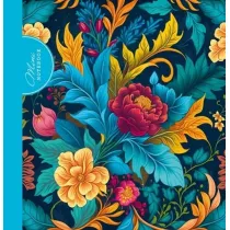 Fresh Notatnik ozdobny Flora 100x100mm, kratka 48 kartek