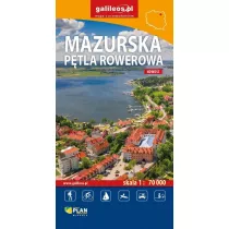 Mazurska P�tla Rowerowa - mapa 2024