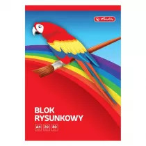 Herlitz Blok rysunkowy biay 20 kartek