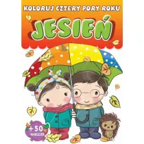 Jesie�. Koloruj cztery pory roku