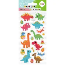 Happy Color Naklejki 3D FANCY - Dino Friends, 90x210 mm