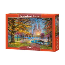 Puzzle 1500 el. Jesienny spacer Central Park Castorland