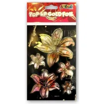 Naklejki foliowe Gold Lilies PENMATE