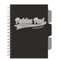 Pukka Pad Project Book A5 Black kratka 100 kartek 3 szt.