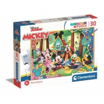 Puzzle 30 el. Supercolor. Mickey Clementoni
