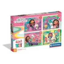 Puzzle 4w1 Gabbys CLEMENTONI 21752