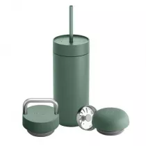 Fellow Carter Move Mug 3 w 1 - Kubek termiczny + 3 nakrtki - Szawiowy 473 ml