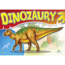 Kolorowanka. Dinozaury - Dino br�zowo zielony (A4, 16 str.)