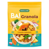 Bakalland BA! Granola 5 owocw tropikalnych 300 g