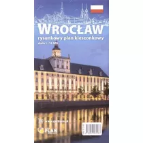 Plan kieszonkowy rysunkowy Wroc�aw