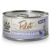 Wildes Land CAT Thunfisch Lachs Filet - filety z tuczyka i ososia 80 g