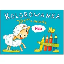 Kolorowanka. Jak pies z owieczk�. Hala