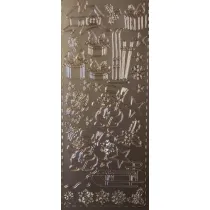 Galeria Hobby Stiker a�urowy srebrny