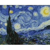 Ideyka Malowanie po numerach - Gwia�dzista noc 40x50cm