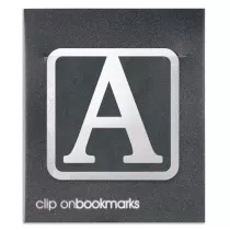 If Metalowa zakadka - Litera A Clip-on