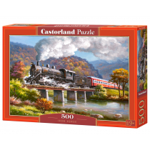 Puzzle 500 el. Żelazny pociąg Castorland