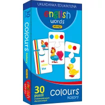 Puzzle Jzyk angielski Kolory Adamigo