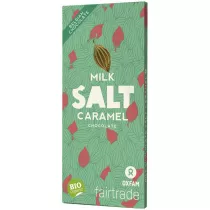 Oxfam Fair Trade Czekolada mleczna ze s�onym karmelem fair trade 100 g Bio