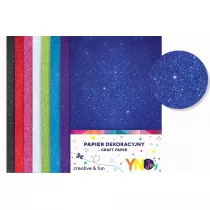 Noster Papier dekoracyjny brokatowy NC-01