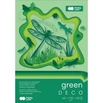 Blok Hobby Deco Green A4 170g.20ark. 5 kolor�w Happy Color