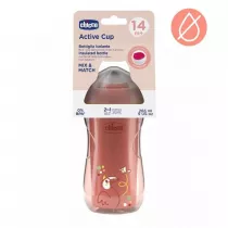 Chicco Kubek niekapek termiczny 266ml brzoskwiniowy 14m+