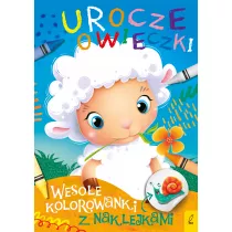 Urocze owieczki. Wesoe kolorowanki z naklejkami