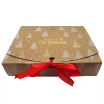 incood. Pude�ka sk�adane 22x17x5cm - kpl.2.szt. (papier craft z nadrukiem wi�zane wst��k�, sk�adane na p�asko w polybagz headerem)