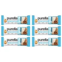 Purella Protein bar baton proteinowy chrupice ciasteczko zestaw 6 x 45 g