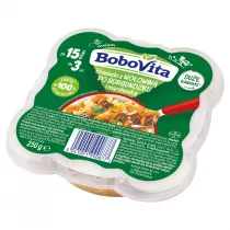BoboVita Kluseczki z woowin po burgundzku i marchewk po 15 miesicu 250 g