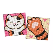 Diamentowa mozaika na naklejce IDEYKA 9x9 cm kids Puffy