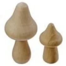 Titanum Grzybki drewniane 2 szt