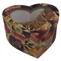 Ziemia Obiecana Pude�ko kraftowe Passion Flowers serce